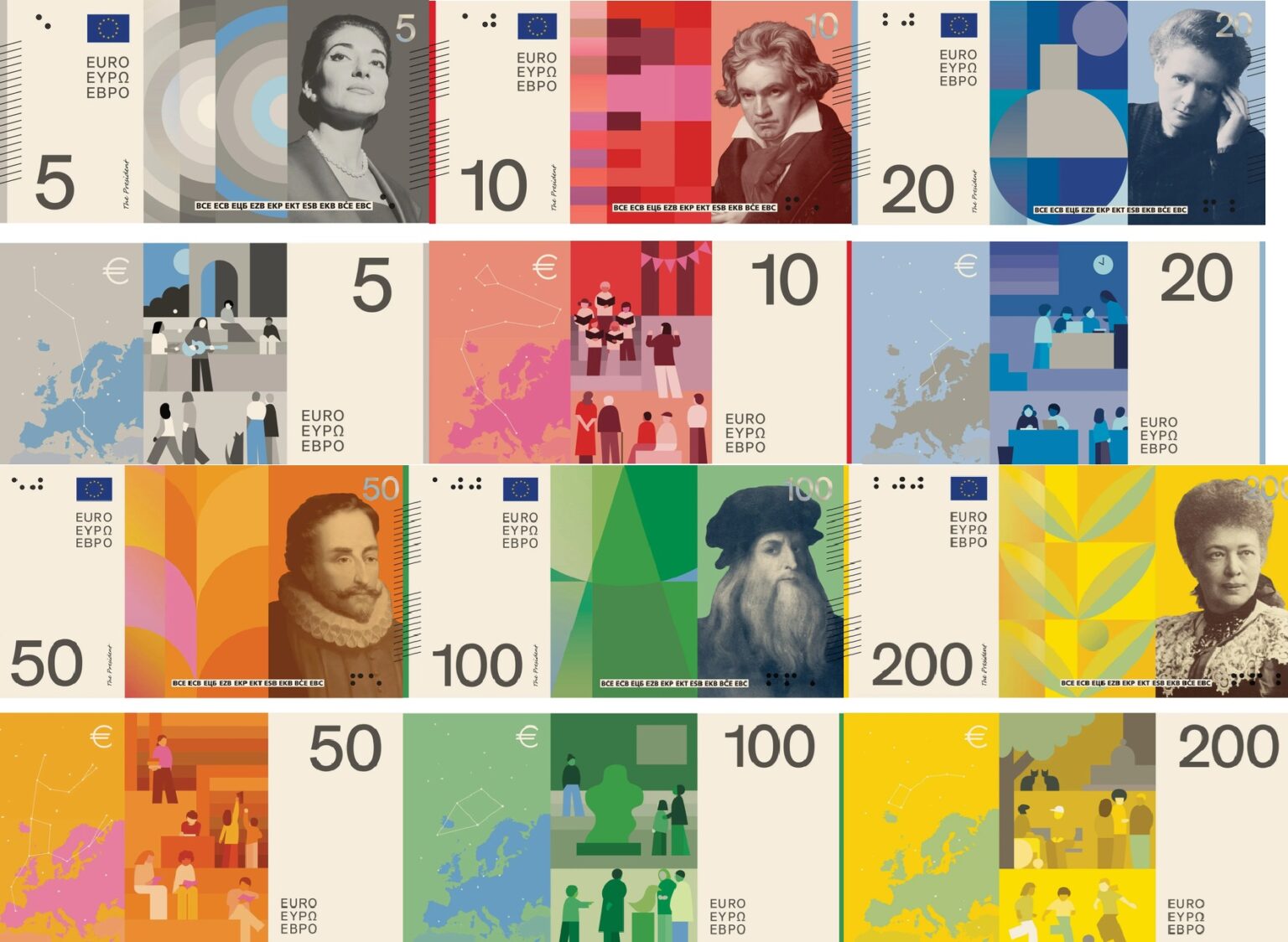 Novi izgled euro novčanica, za 10 prijedloga mogu glasati svi u Evropi Novi izgled euro novčanica, za 10 prijedloga mogu glasati svi u Evropi